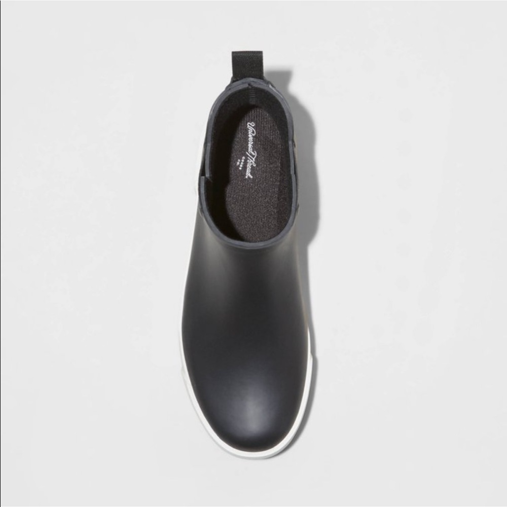 Universal thread black rain boots new - Picture 3 of 7
